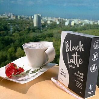 black latte pranašumai